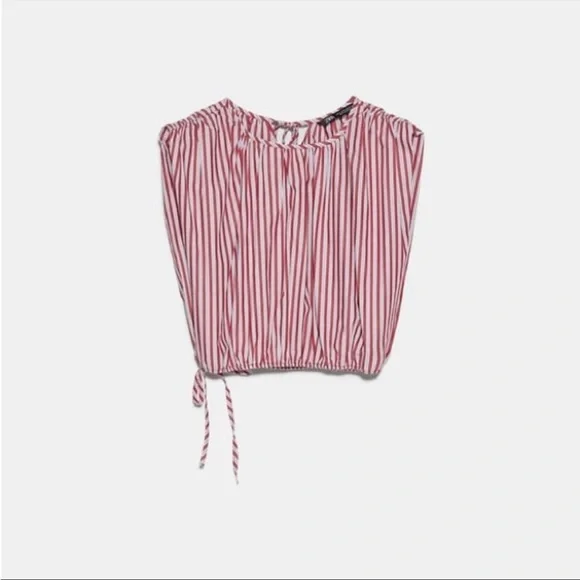 Zara poplin striped shirt - Picture 3 of 5